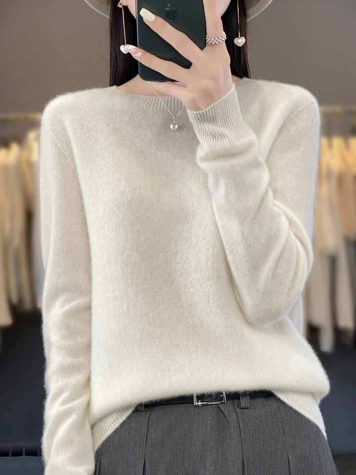 Anette | Luxurious Cotton Knit Sweater