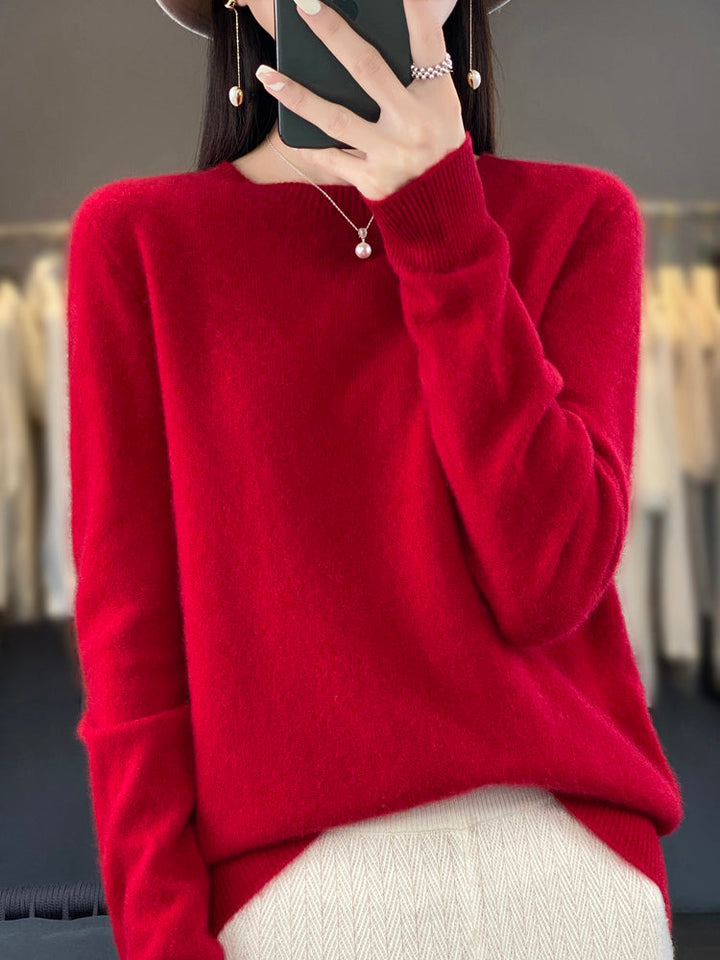 Anette | Luxurious Cotton Knit Sweater