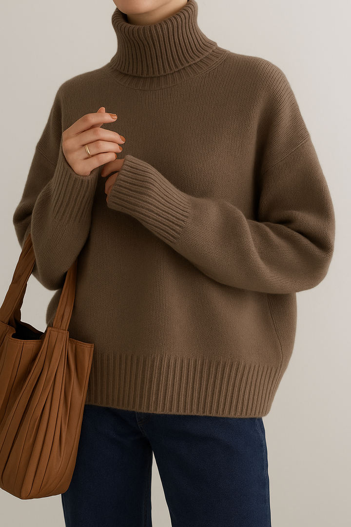 Alexa™ – High-Neck Sweater for Effortless Elegance