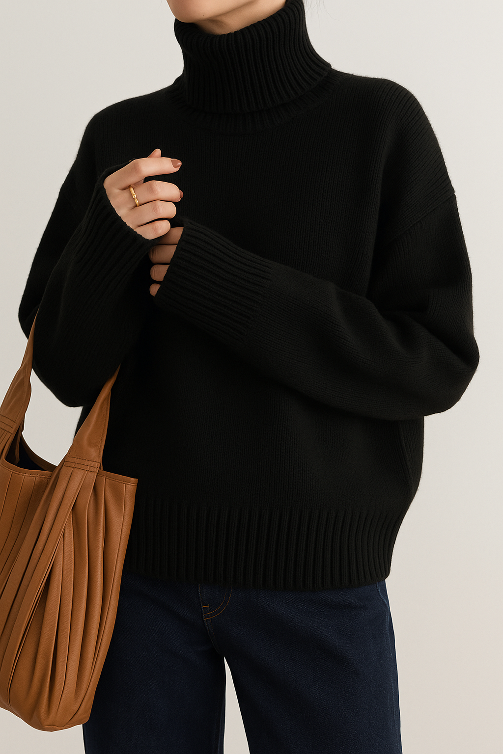 Alexa™ – High-Neck Sweater for Effortless Elegance