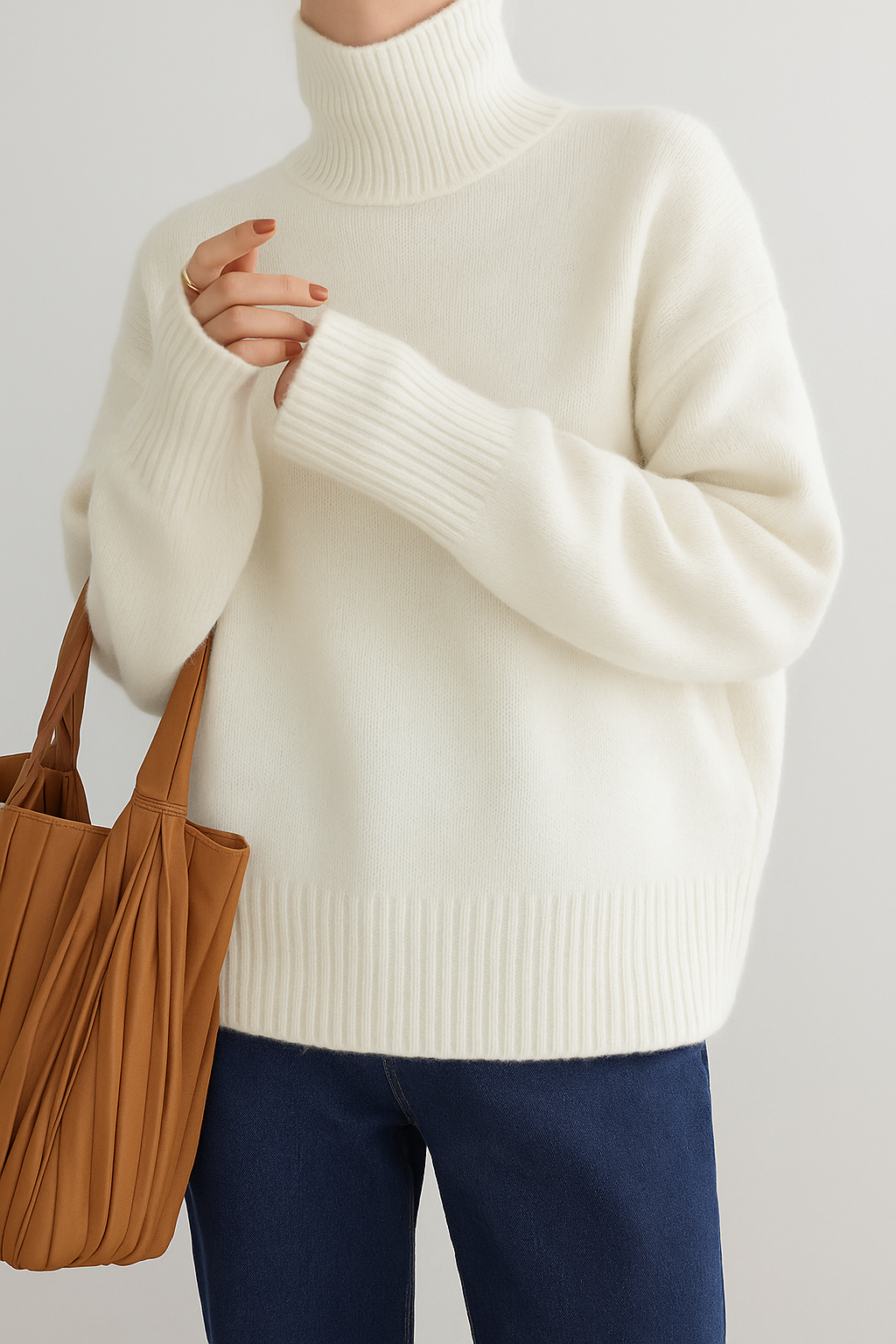 Alexa™ – High-Neck Sweater for Effortless Elegance