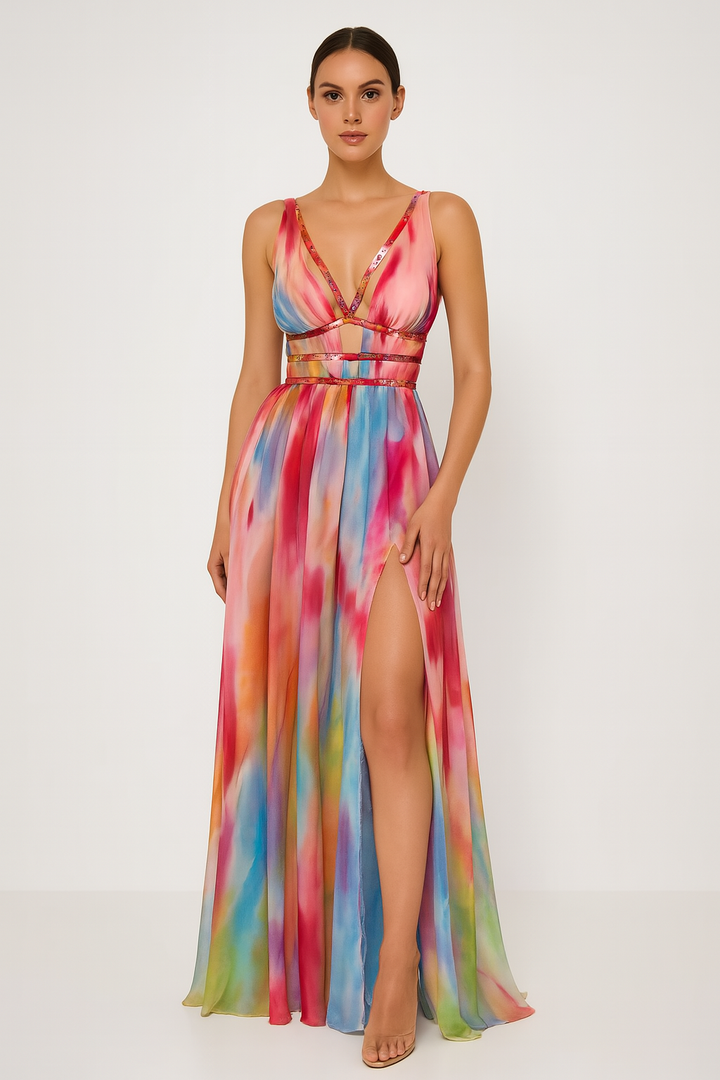 Maria™ | Painted Maxi Dress