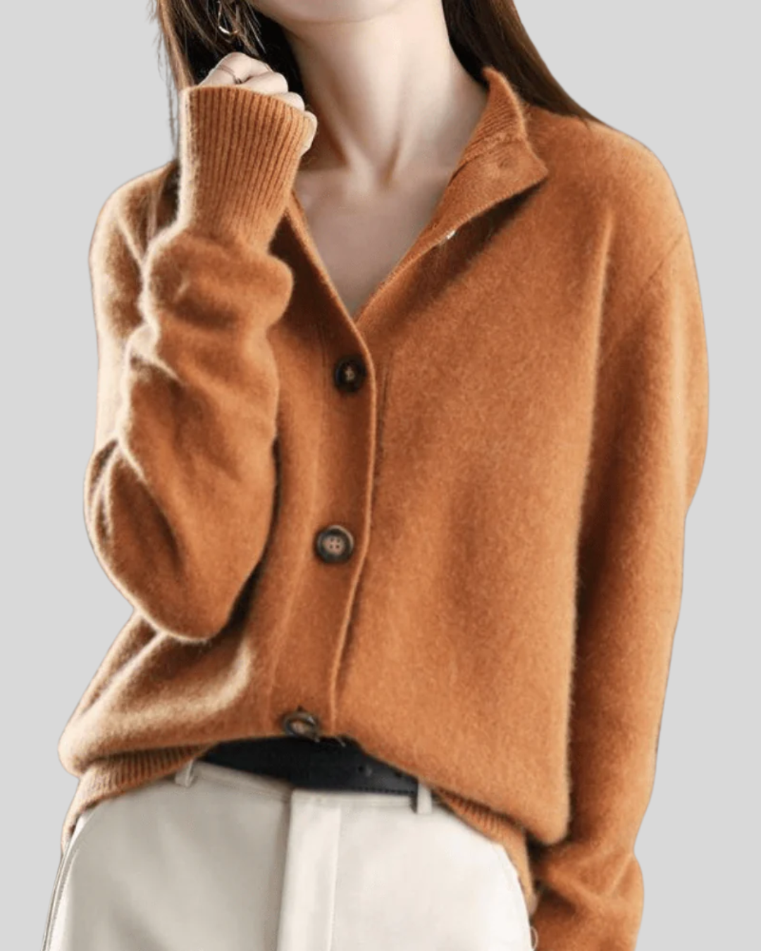 Claire | Luxe Cashmere Retro Cardigan