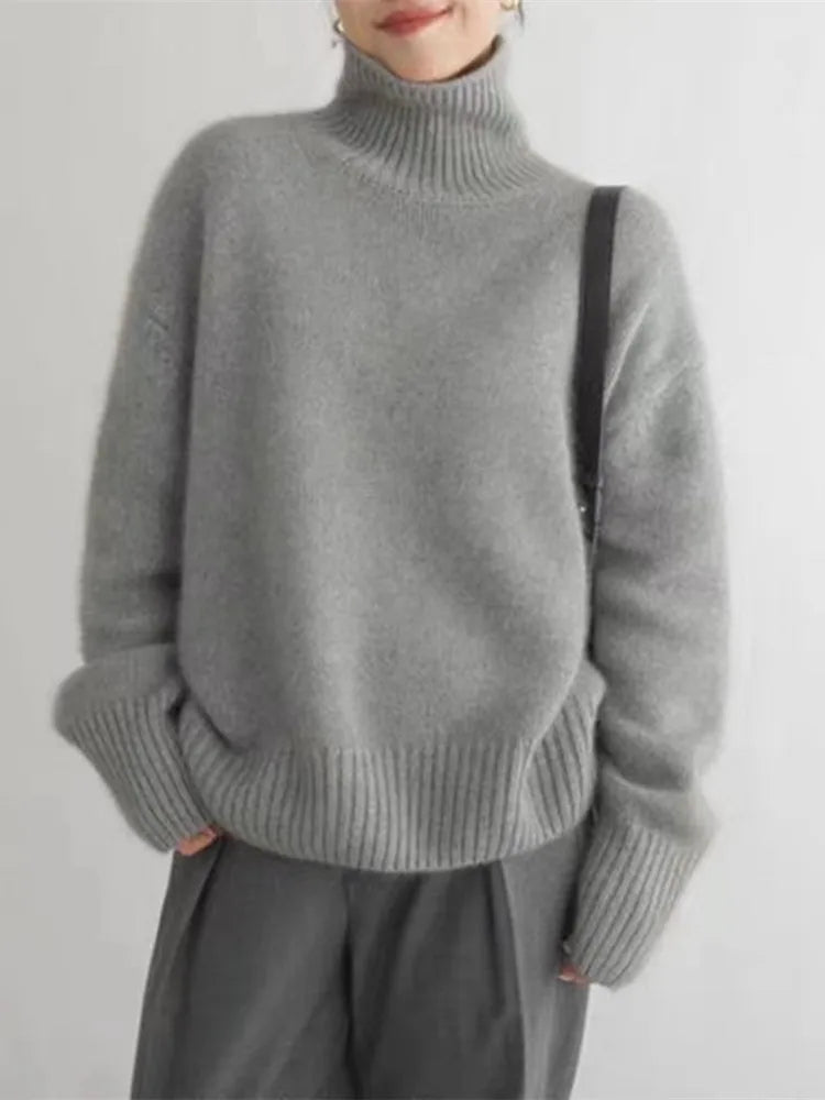 Aurélie™ | Cashmere Turtleneck Sweater