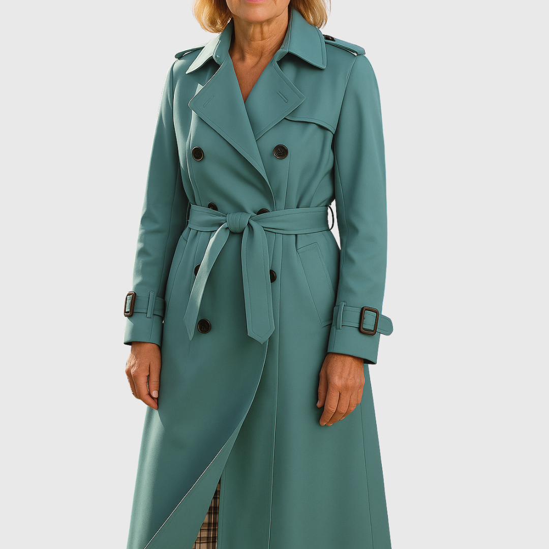 Sabrina™ | Belted Water-Resistant Trench Coat Trench Coat