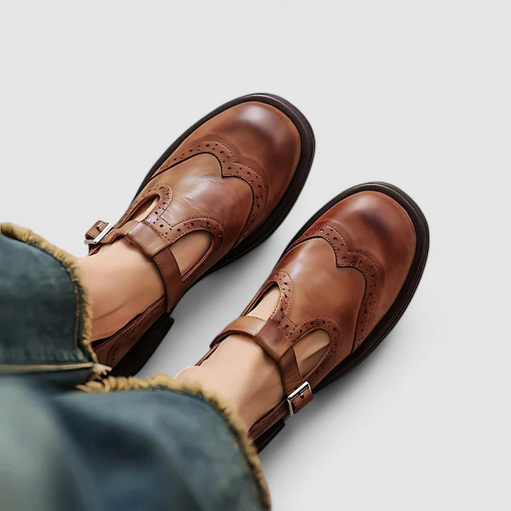 Evelyn™ Elegant Orthopedic Mary Jane Shoes for All-Day Comfort