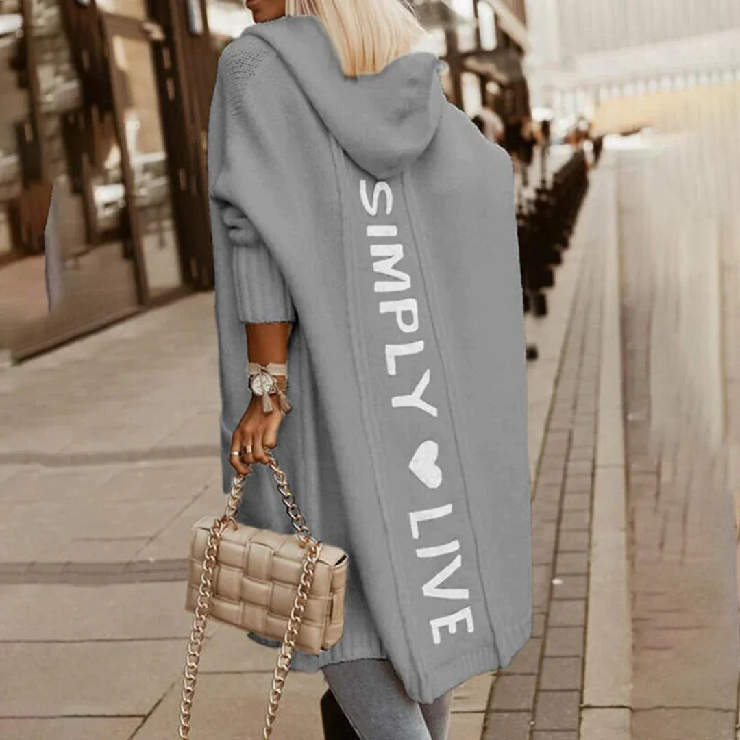 Johani | Extended Length Hooded Cardigan