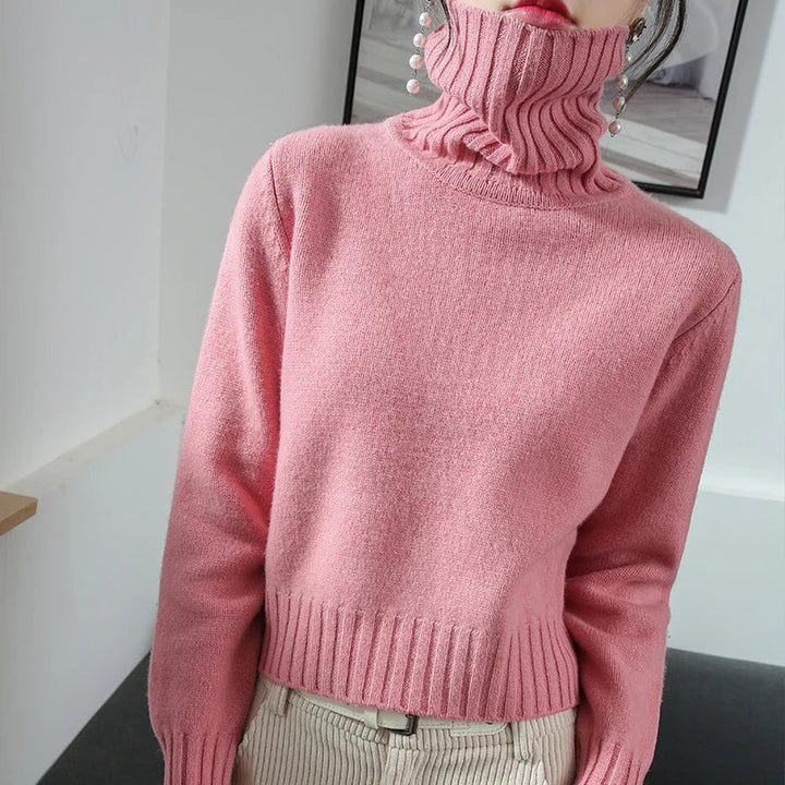 Renée | Classic Turtleneck Sweater Made from Cashmere Blend