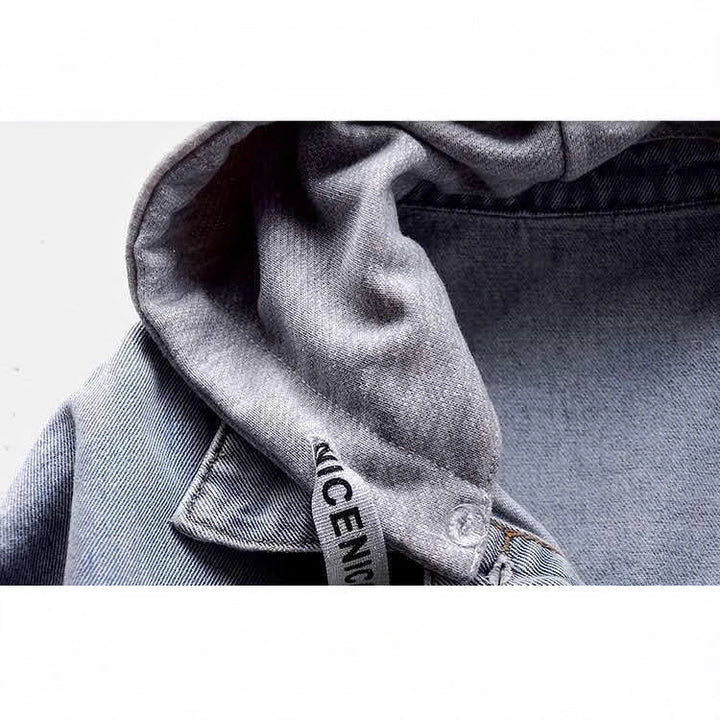 Valka Hooded Denim Jacket