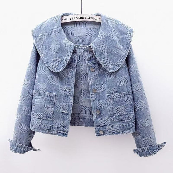 Sofia Denim Crop Coat