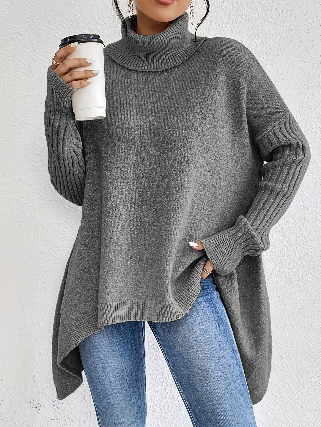 Isla | Luxurious Cashmere Oversized Turtleneck