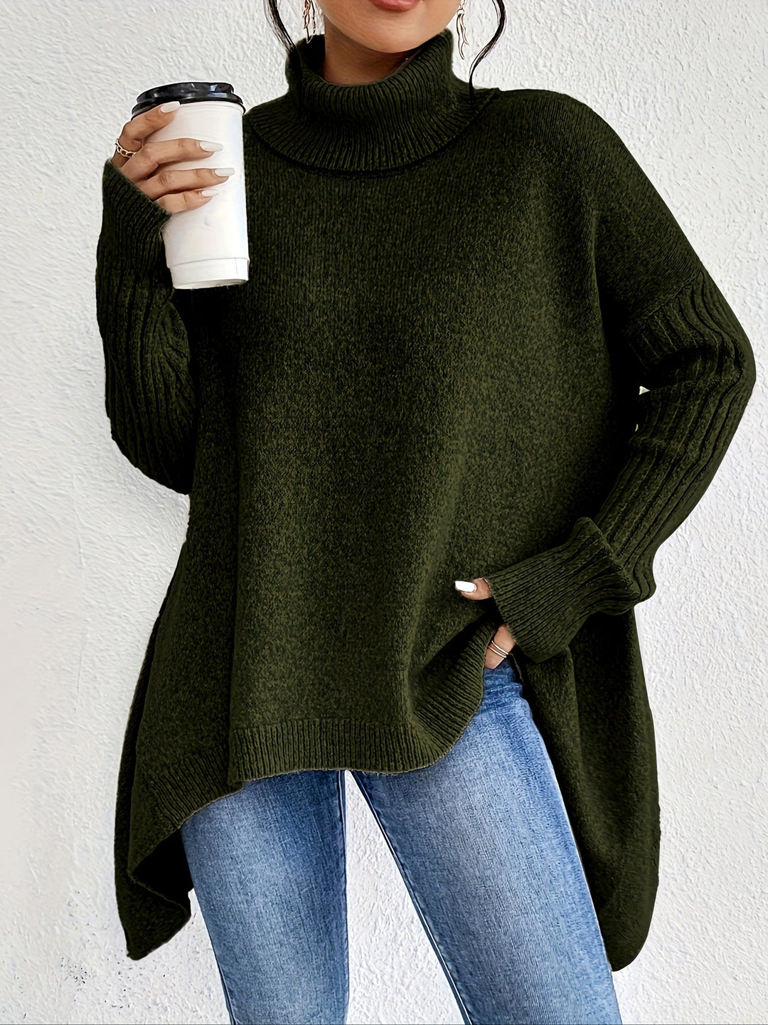 Isla | Luxurious Cashmere Oversized Turtleneck