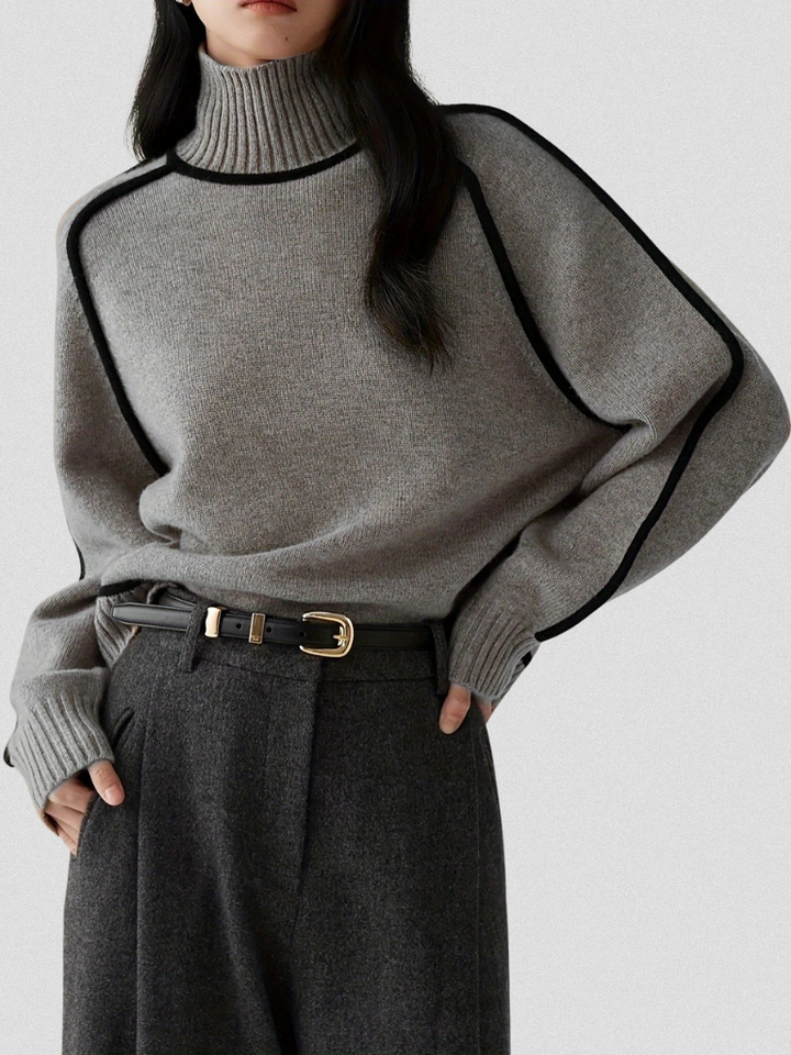 ELOISE CONTRAST SWEATER
