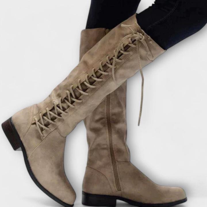 Paula | Leather Tall Boots