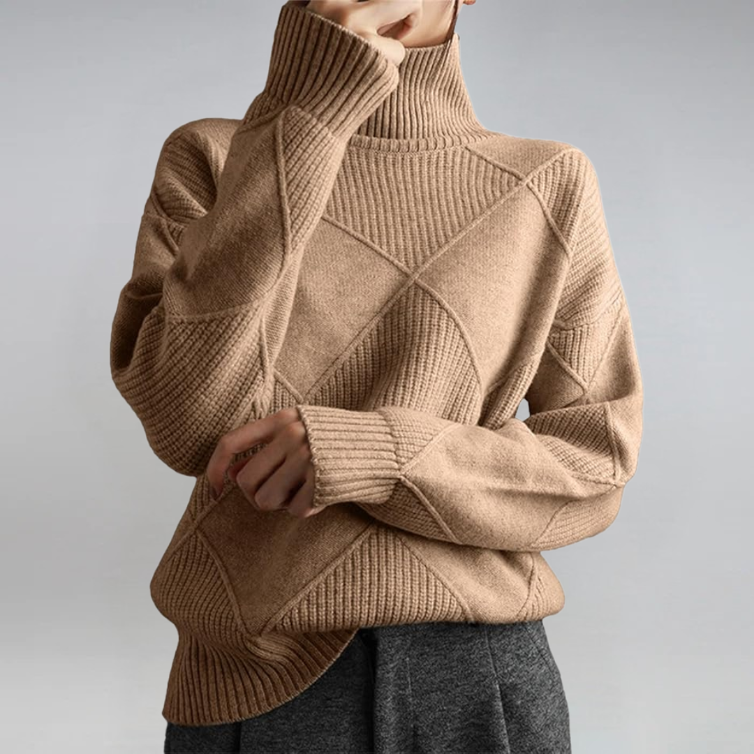 Lauren | Elegant Cashmere Turtleneck