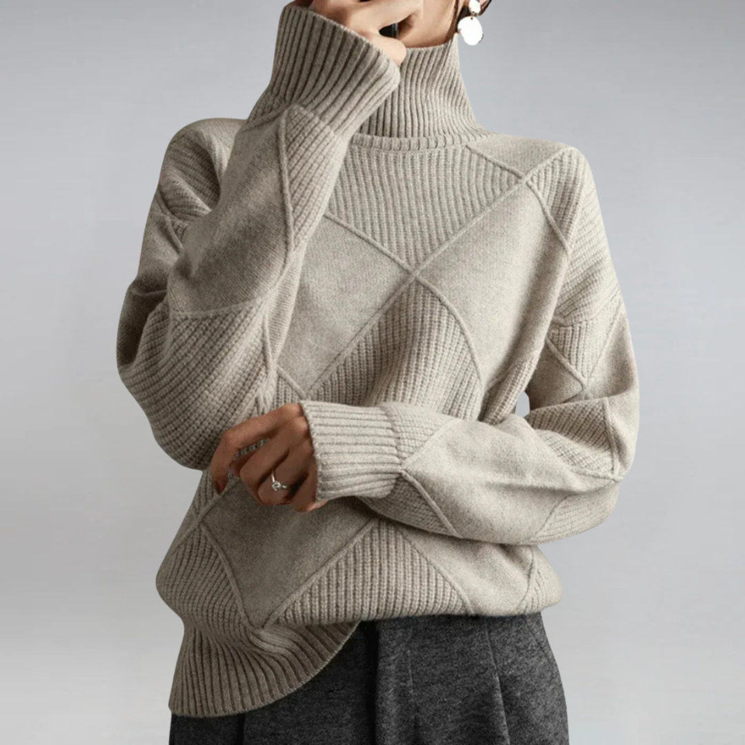 Lauren | Elegant Cashmere Turtleneck