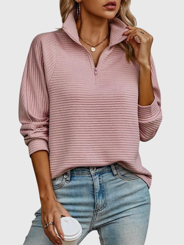 Cashmere Half-Zip Sweater