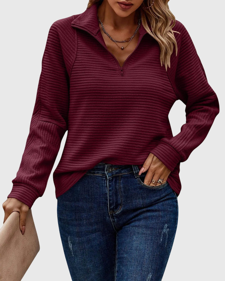 Cashmere Half-Zip Sweater