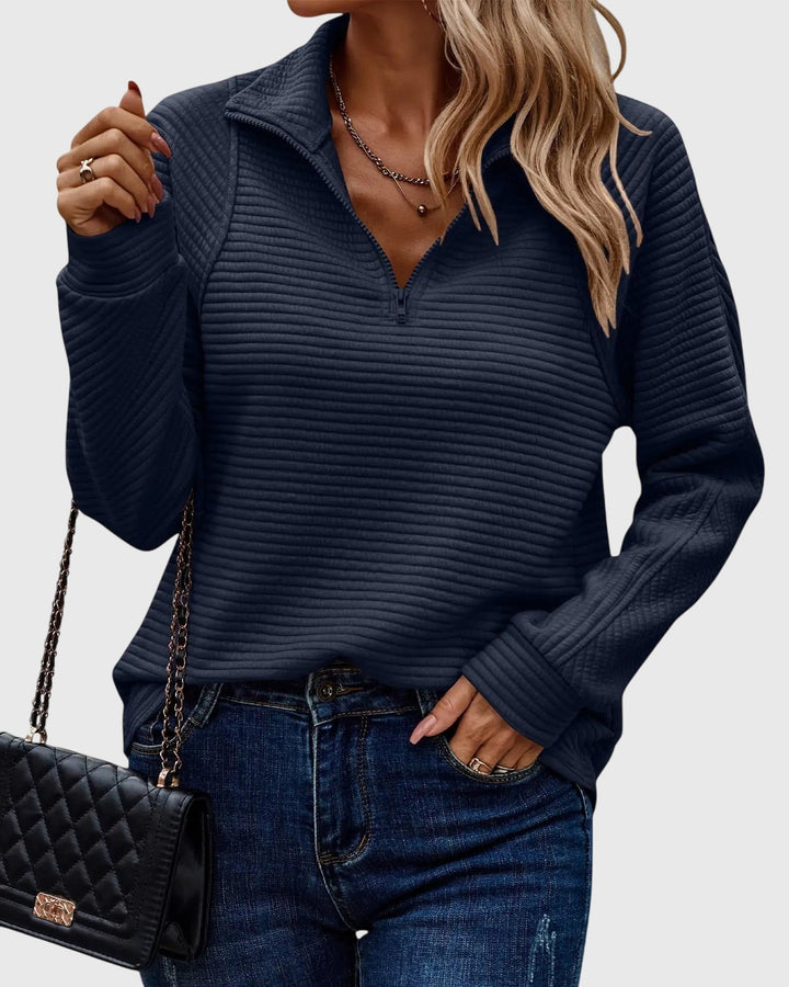 Cashmere Half-Zip Sweater