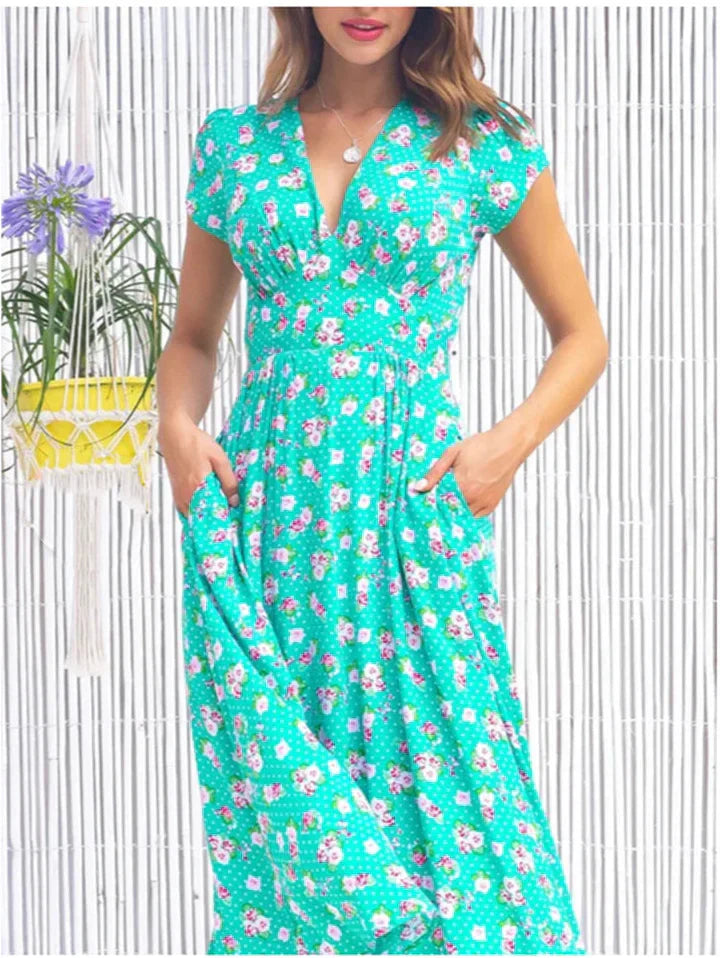 Selena - Lightweight Midi Dress With Pockets