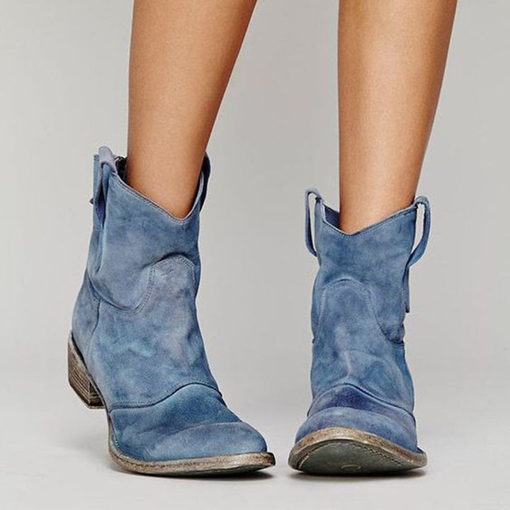 Cienna™ – Western-Inspired Ankle Boots for Everyday Elegance