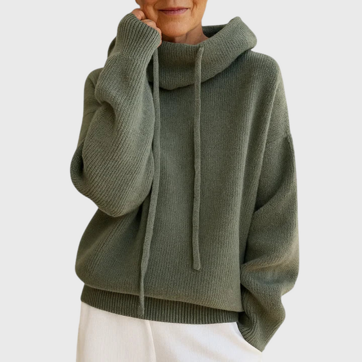 Annelie | Cozy Sweater with Wide Roll Neck