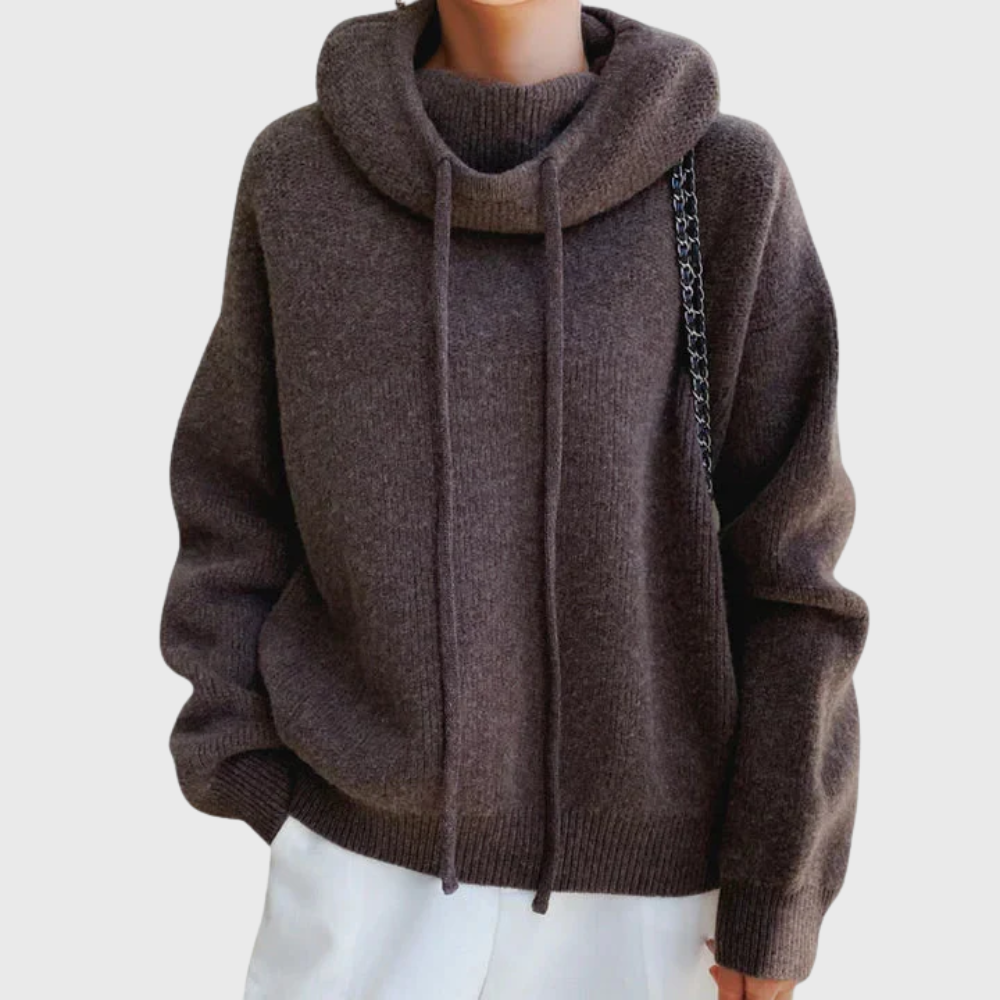 Annelie | Cozy Sweater with Wide Roll Neck