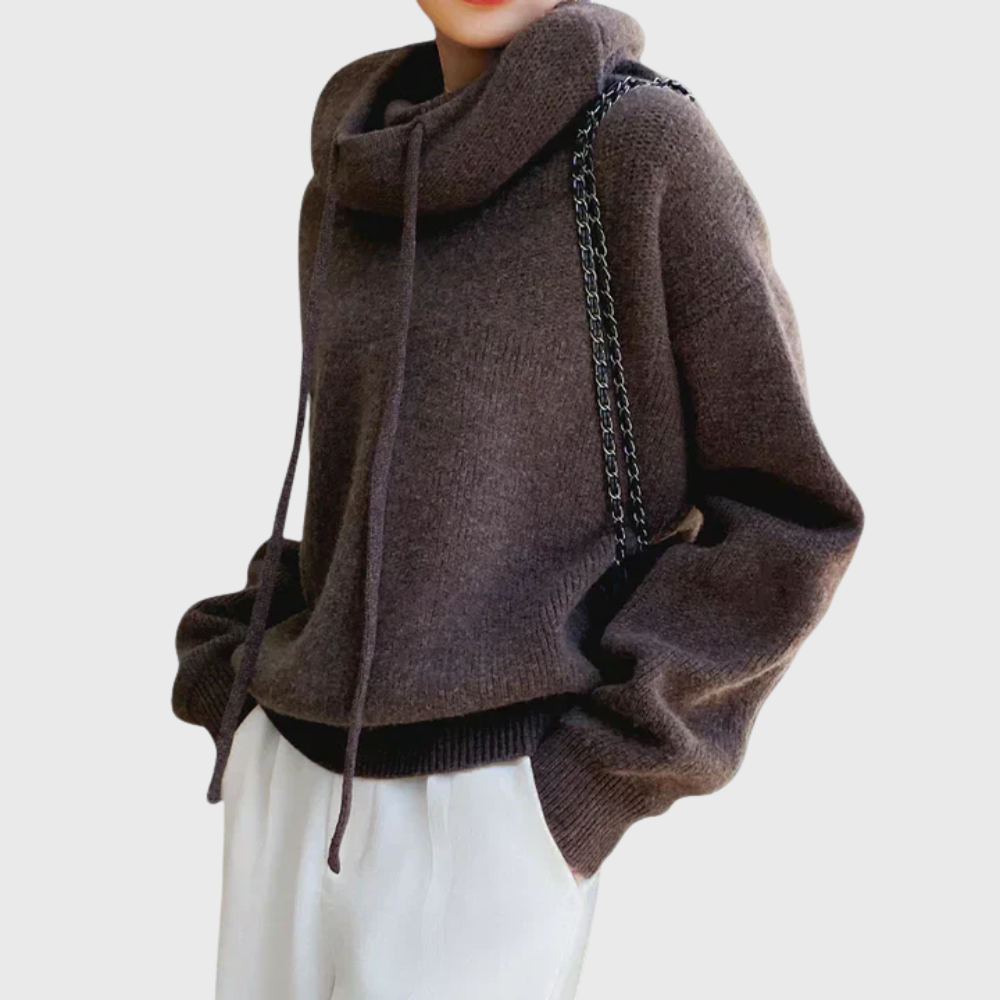 Annelie | Cozy Sweater with Wide Roll Neck