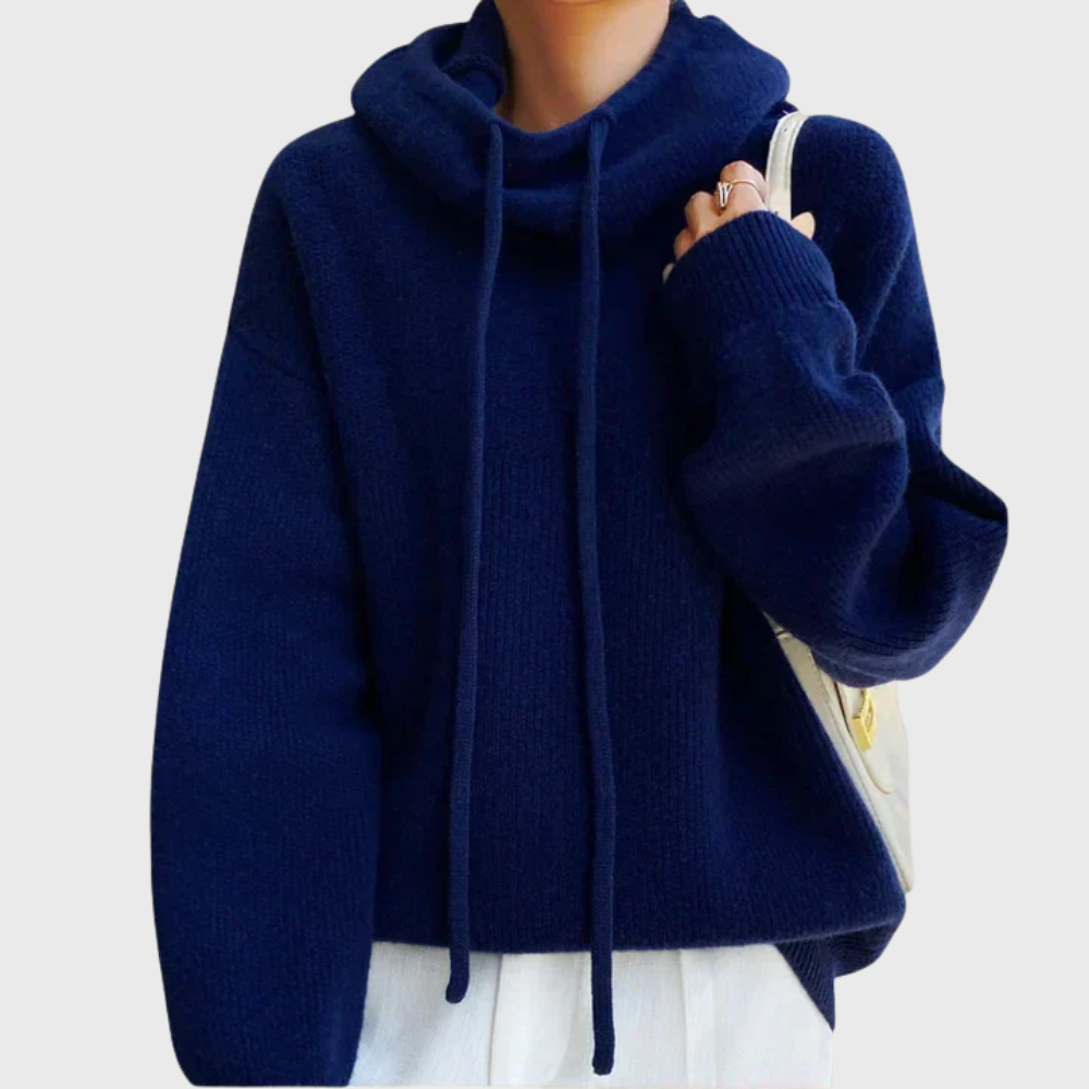 Annelie | Cozy Sweater with Wide Roll Neck