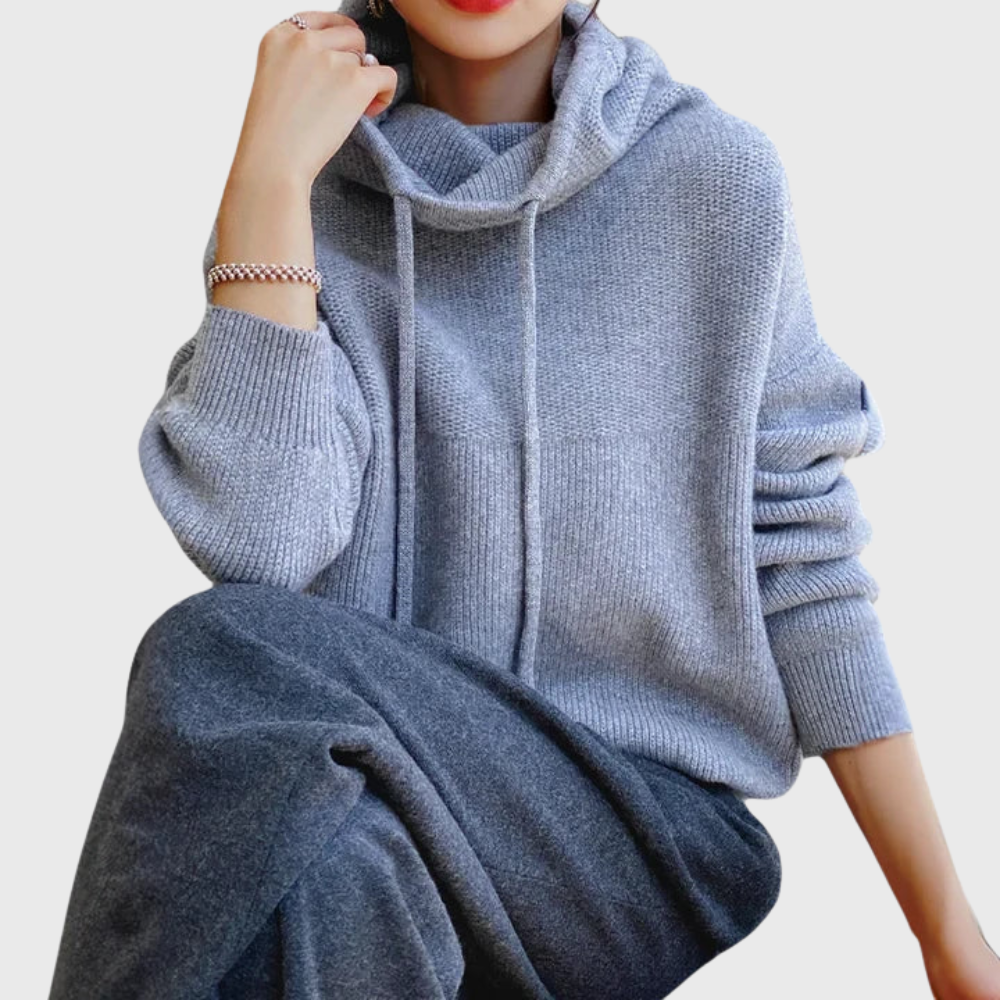 Annelie | Cozy Sweater with Wide Roll Neck