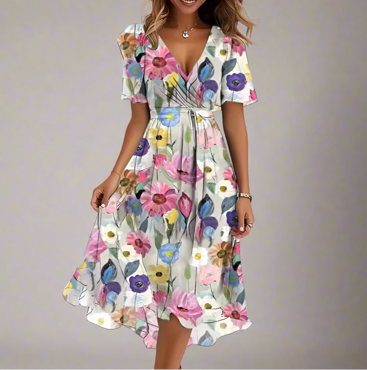 Demi – The Elegant Floral Dress
