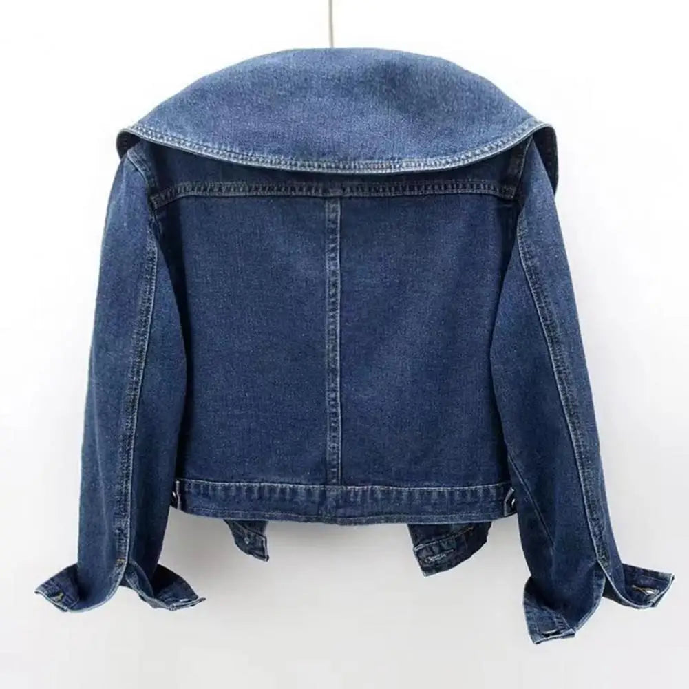 Sofia Denim Crop Coat