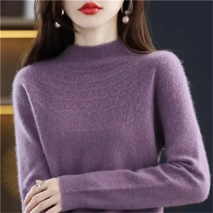 Isaline | Fine Knit Pullover with Delicate Structure