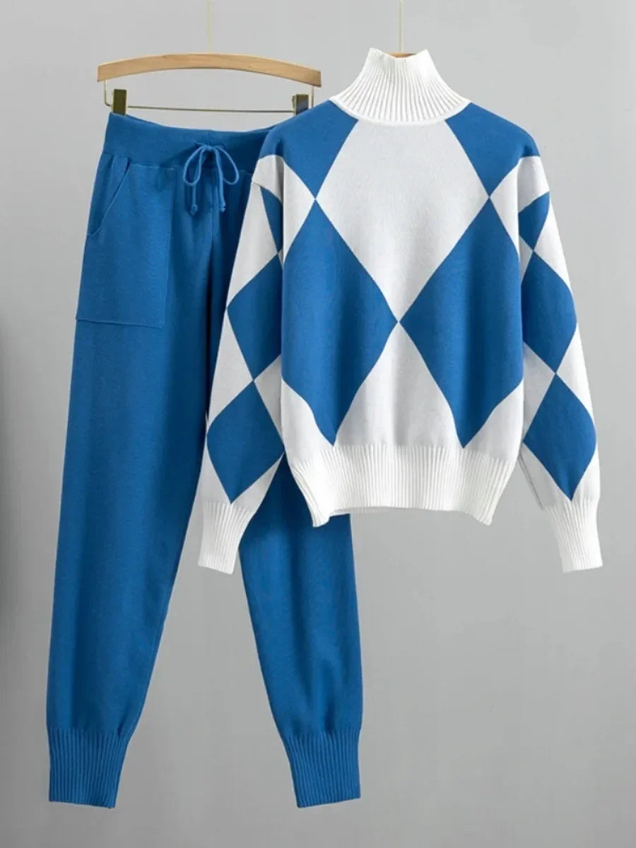 Frances | Luxe Diamond Lounge Set