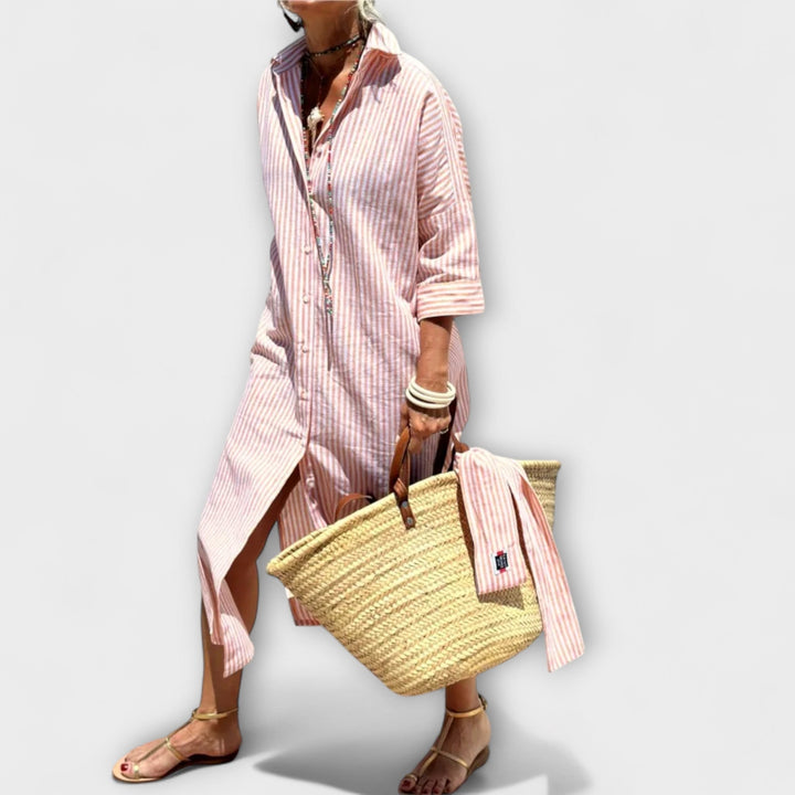 Louise | Luxe Silk Midi Dress