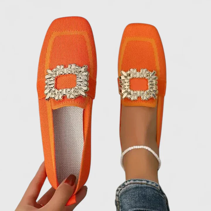 Nikita | Elegant Loafers with Jewel Buckle
