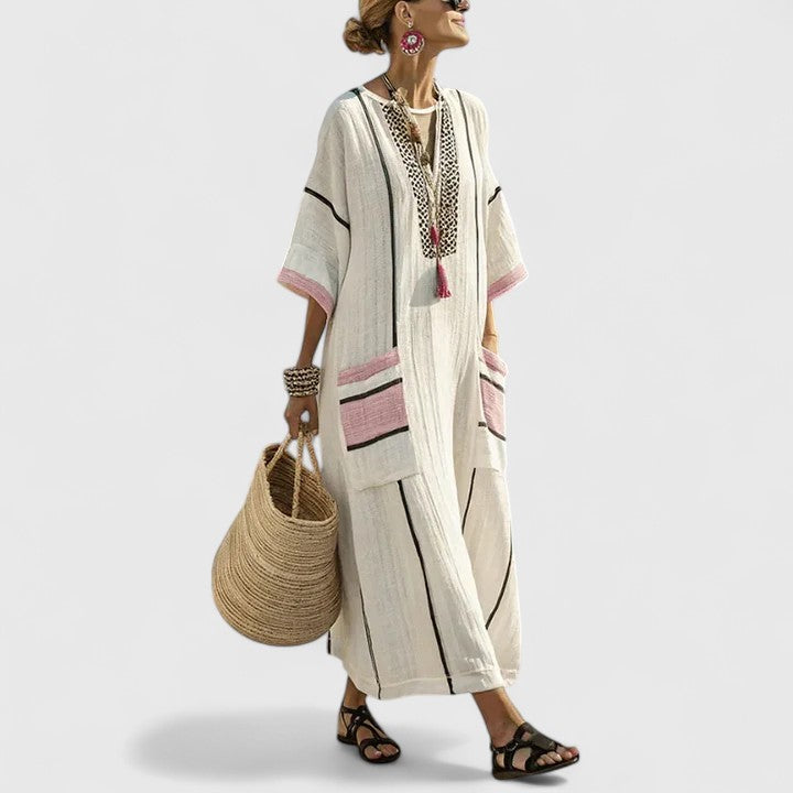 Arabella | Luxe Bohemian Midi Dress