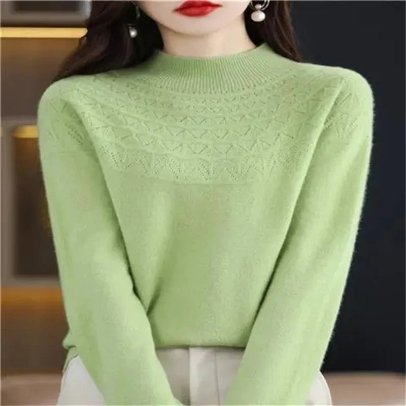 Isaline | Fine Knit Pullover with Delicate Structure