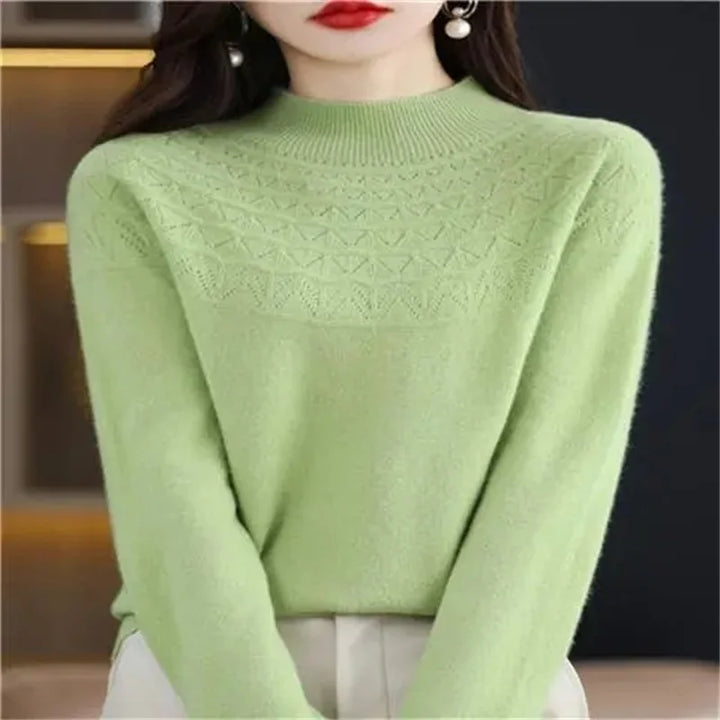 Isaline | Fine Knit Pullover with Delicate Structure