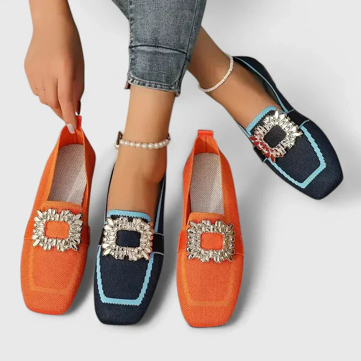 Nikita | Elegant Loafers with Jewel Buckle