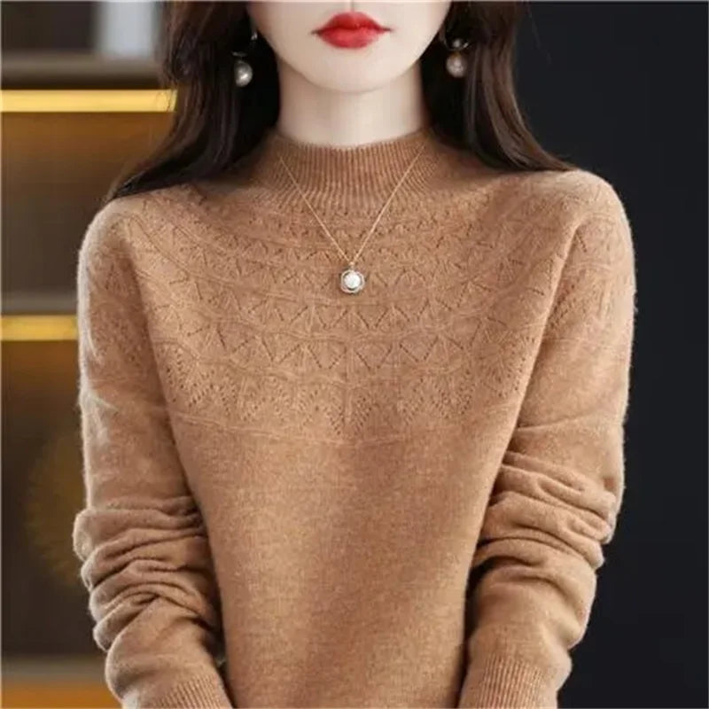 Isaline | Fine Knit Pullover with Delicate Structure