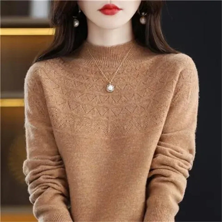 Isaline | Fine Knit Pullover with Delicate Structure