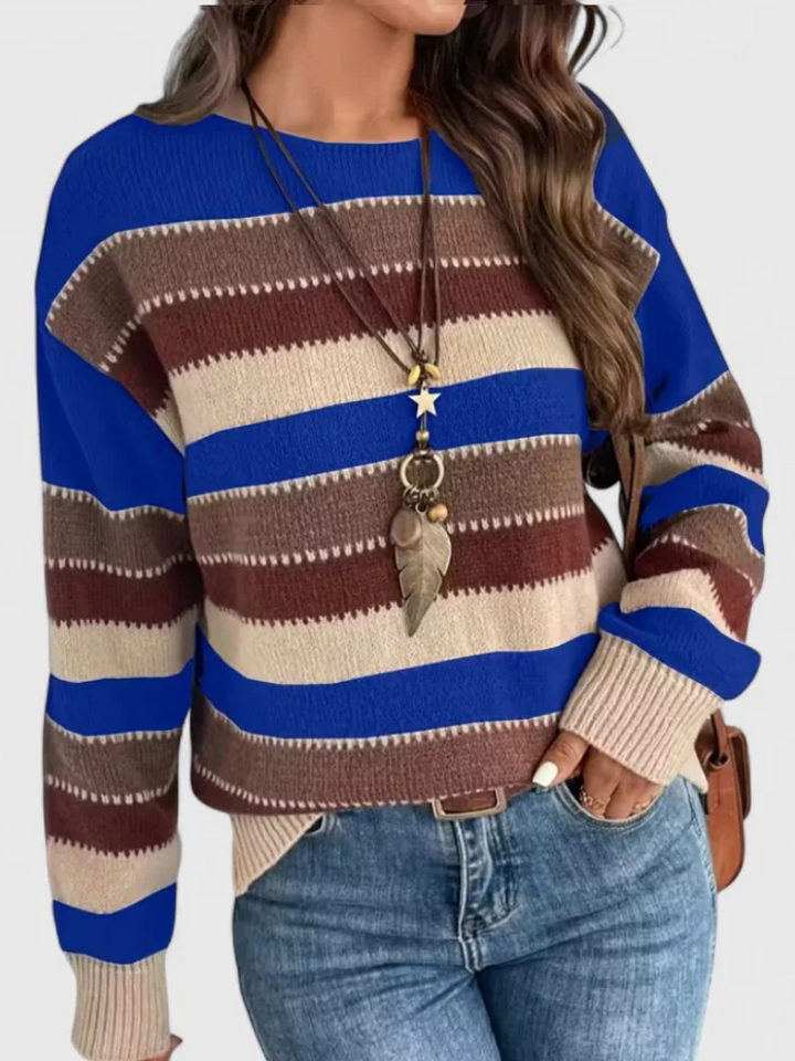 DUSTY STRIPED PULLOVER