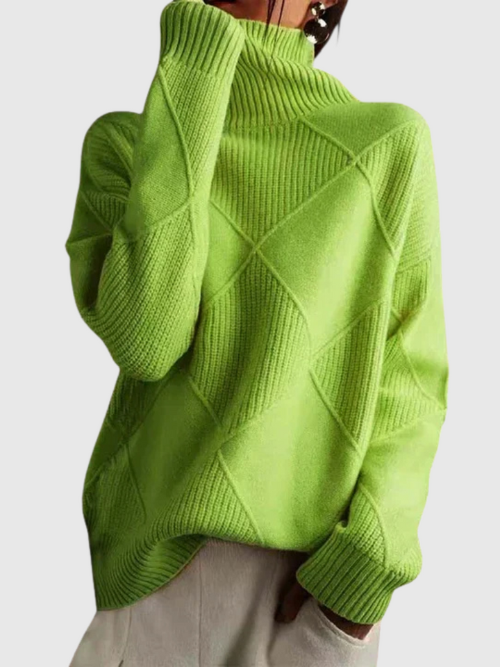 Tiffany | Geometric Knit Sweater