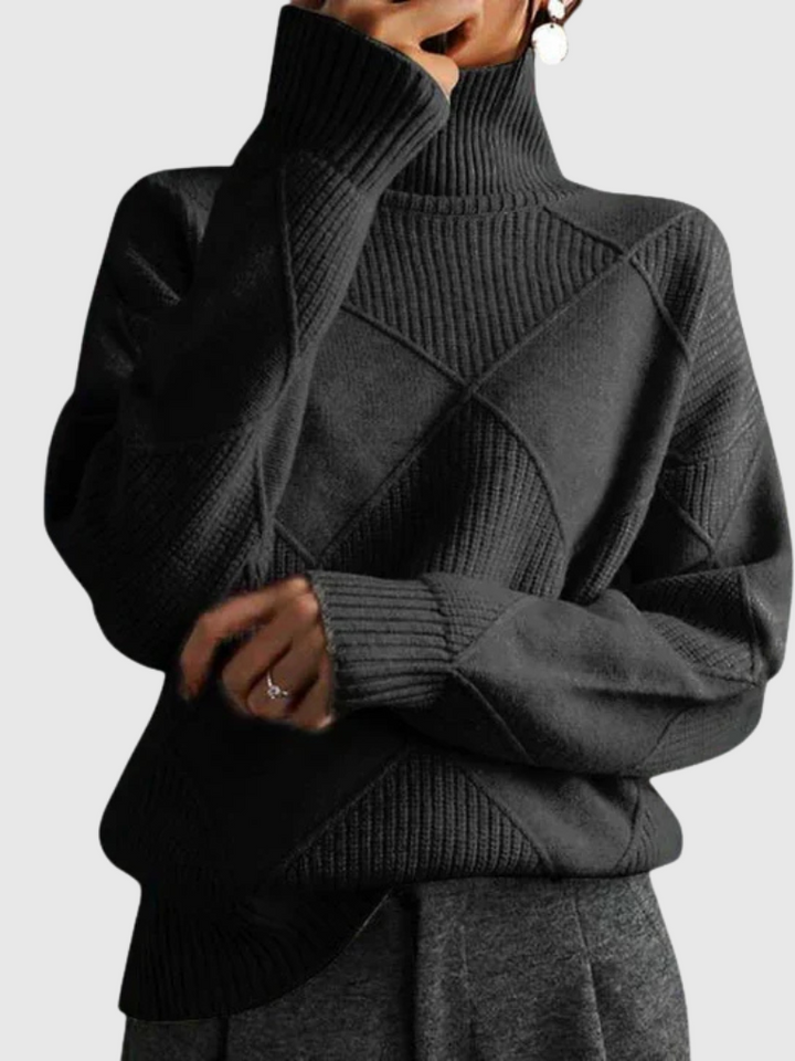 Tiffany | Geometric Knit Sweater