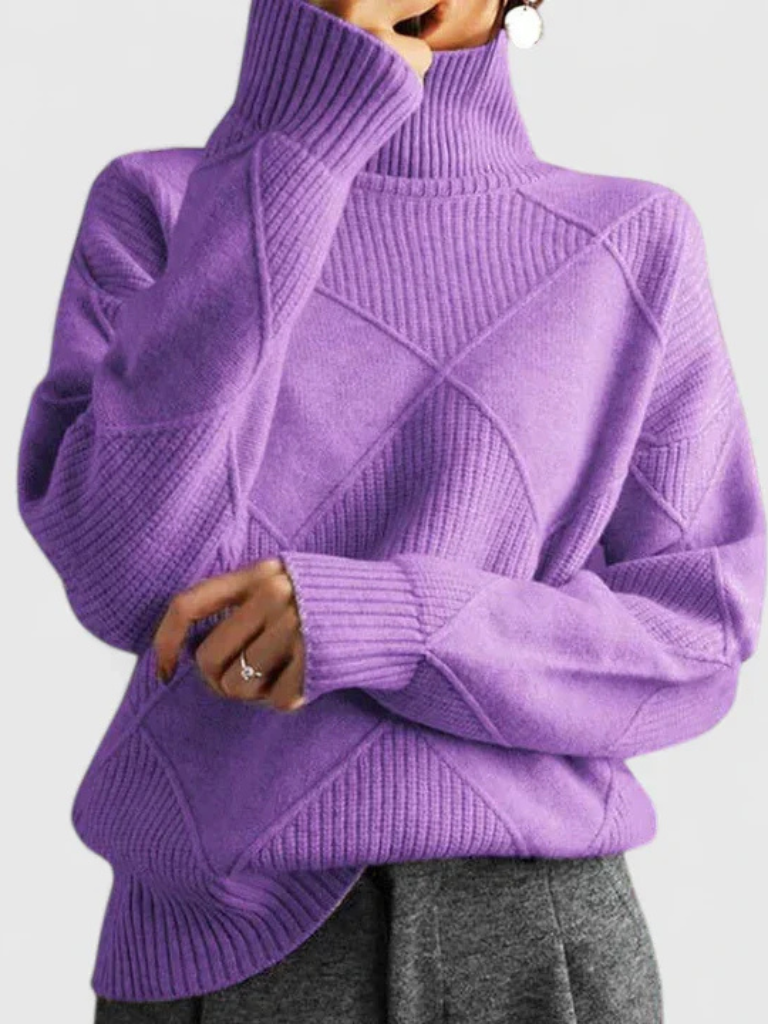 Tiffany | Geometric Knit Sweater