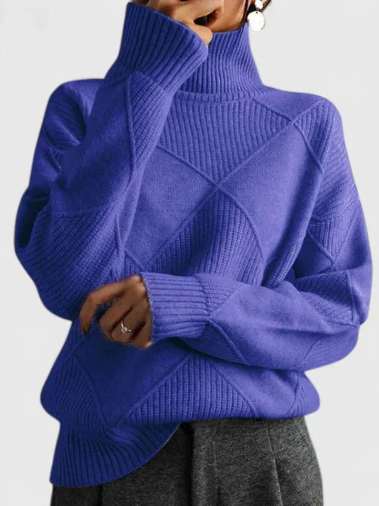 Tiffany | Geometric Knit Sweater