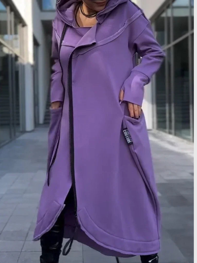 EVELISSE LONG ZIP HOODIE