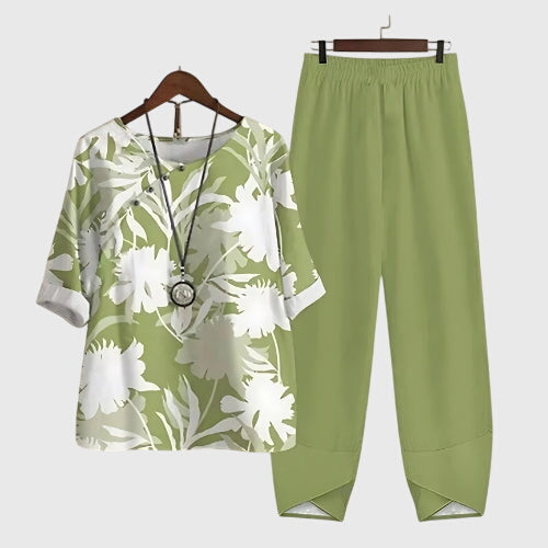 Natalia | Luxe Artistic Print Lounge Set