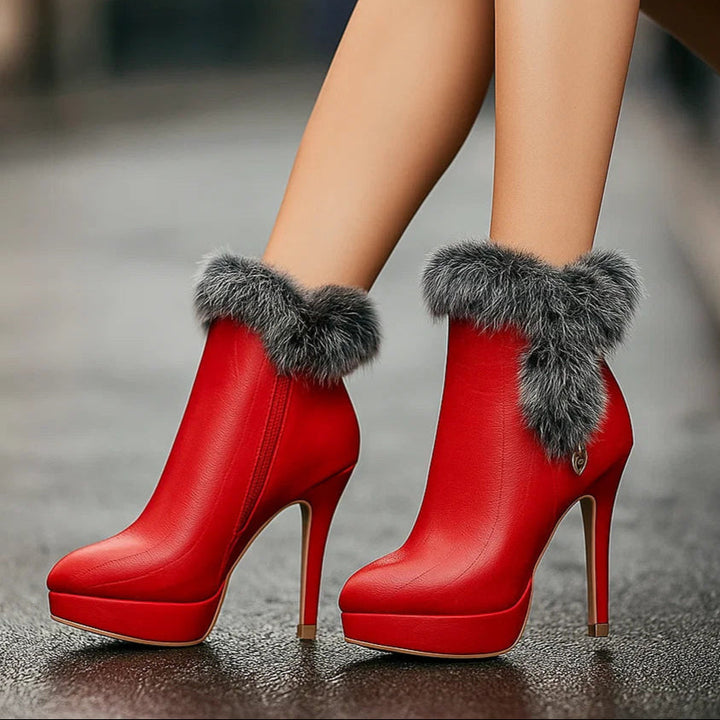 ROWEN RABBIT-FUR BOOTS
